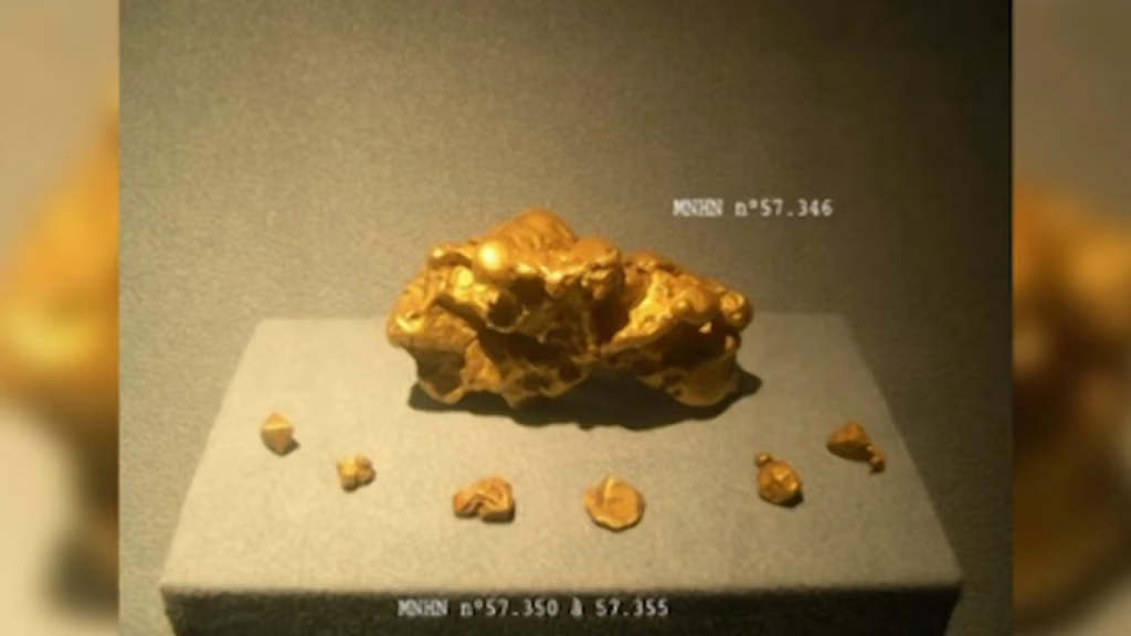 Vol d’or au Muséum national d’Histoire naturelle : un casse spectaculaire à Paris 2 jta photo de pepites derobees au musee d histoire naturelle paris 1fc808 0@1x